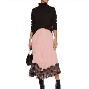 Cinq a Sept Kaya midi skirt in melon and black